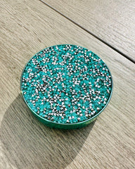 Diamond Green Contact Lens Case & Kit