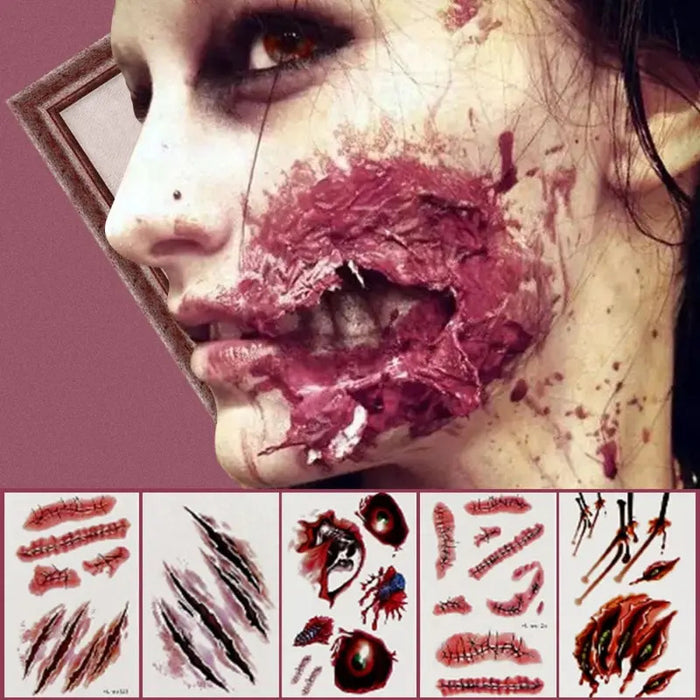 Halloween Wound Transfers