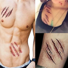 Halloween Wound Transfers