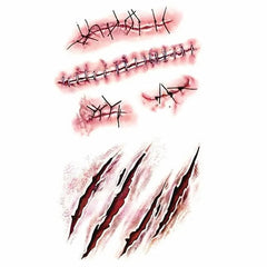 Halloween Wound Transfers