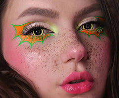 Hawk Yellow Contact Lenses