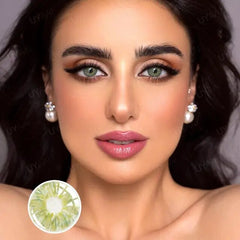 Kaleidoscope Green Contact Lenses