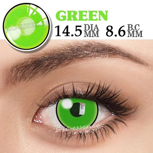 Luminous Green Contact Lenses