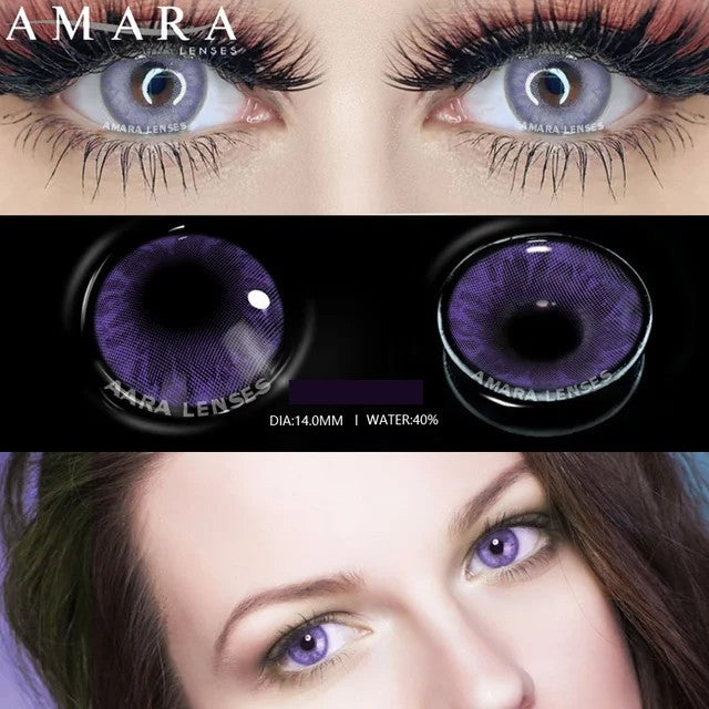 Lunar Purple Contact Lenses