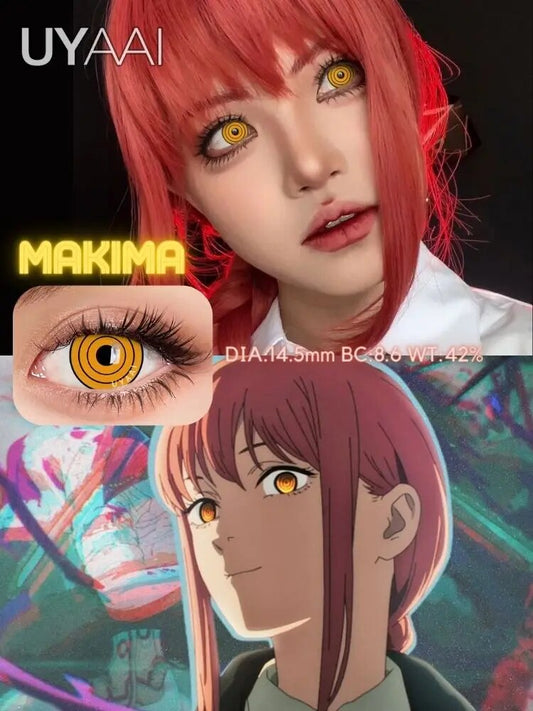 Makima Contact Lenses (Demon Slayer)