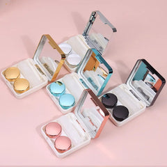 Metallic Turquoise Contact Lens Case & Kit