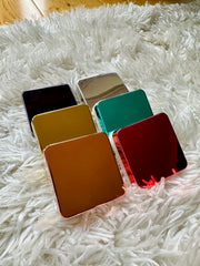 Metallic Black Contact Lens Case & Kit