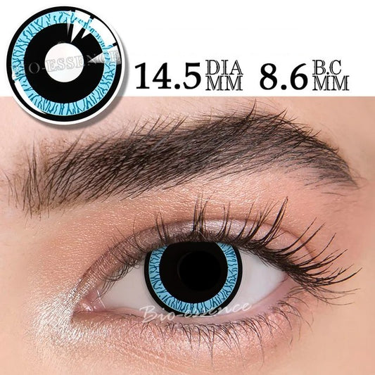 Nebula Blue Contact Lenses