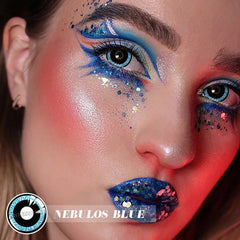 Nebula Blue Contact Lenses