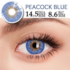 Peacock Blue Contact Lenses