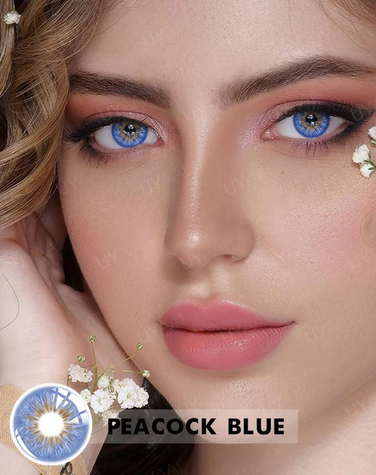 Peacock Blue Contact Lenses