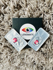 Pink Flower Contact Lenses