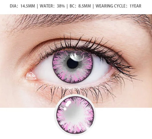 Pink Haven Contact Lenses