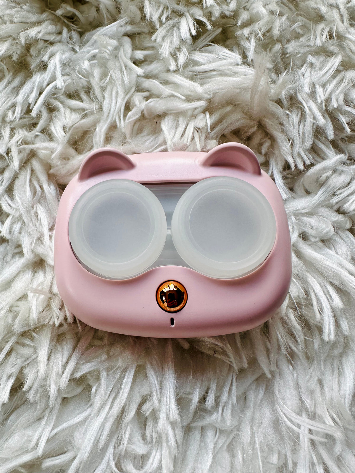 Pink Ultrasonic Contact Lens Cleaner