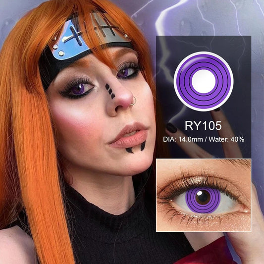 Purple Rinnegan Contact Lenses