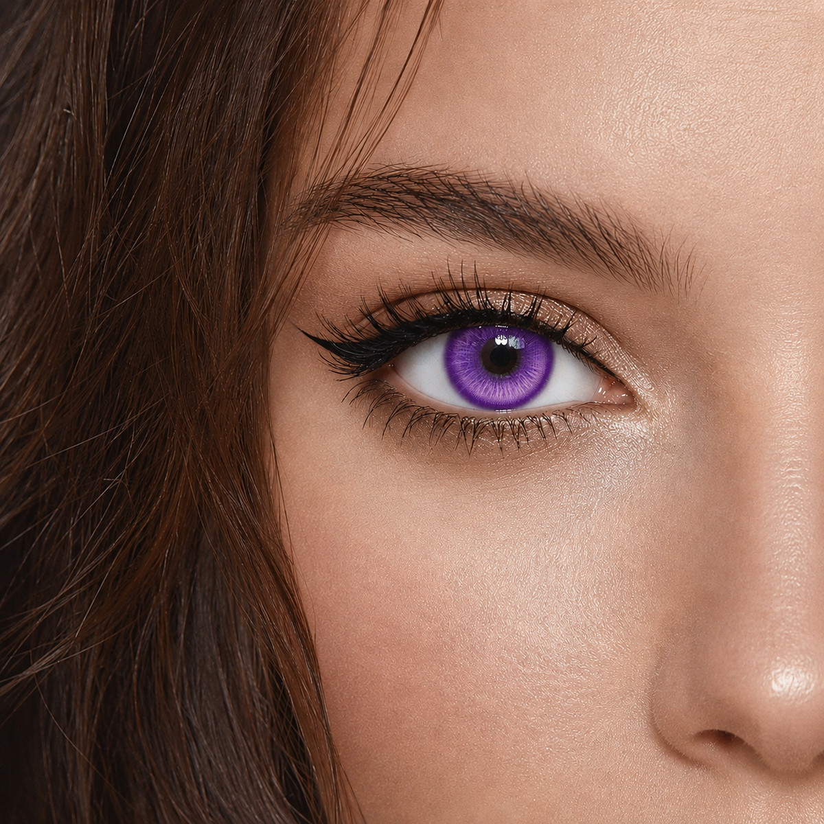 Purple Solar Contact Lenses