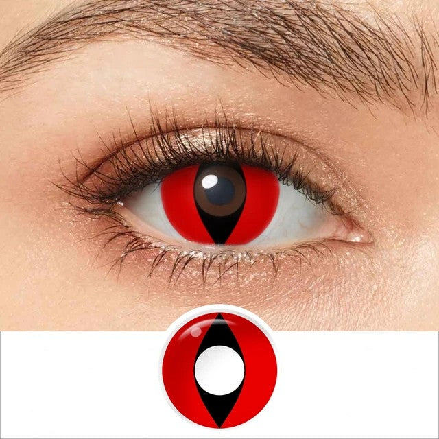 Red Cat Eye Contact Lenses