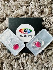 Red Manson Mesh Contact Lenses