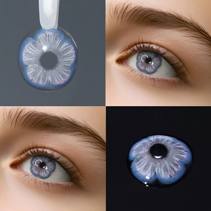 Sakura Blue Contact Lenses