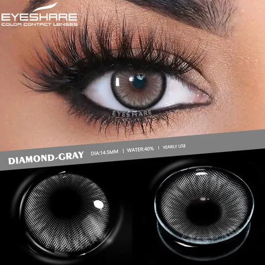 Silver Grey Contact Lenses