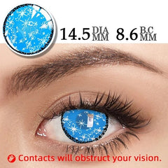 Snowflakes Contact Lenses