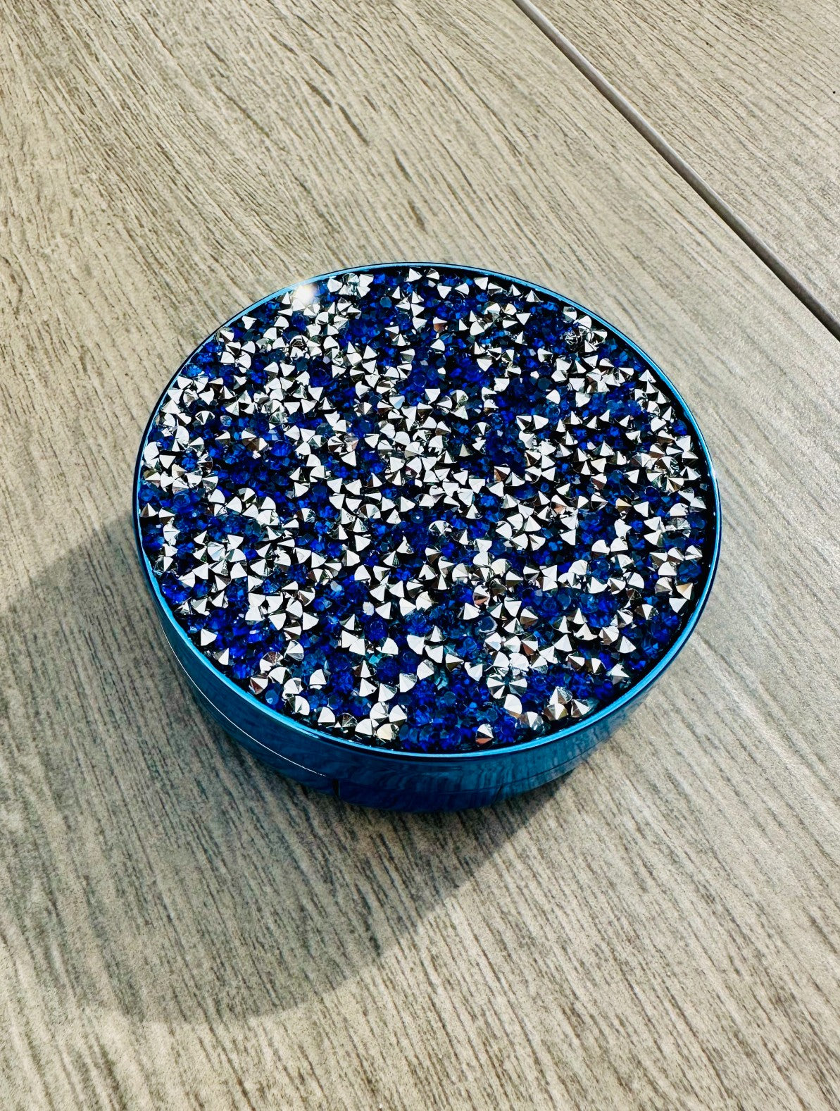 Diamond Blue Contact Lens Case & Kit