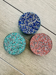 Diamond Blue Contact Lens Case & Kit