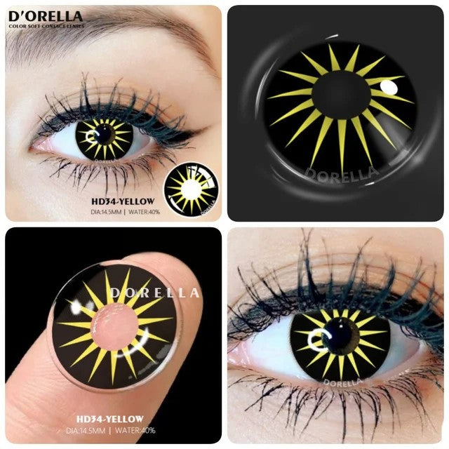 Star Burst Contact Lenses