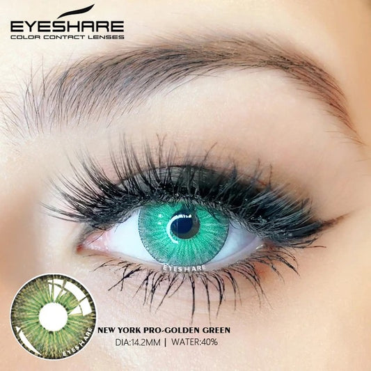 Tropical Green Contact Lenses