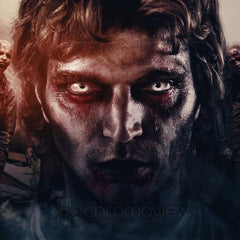 White Glow in the Dark Contact Lenses (UV)