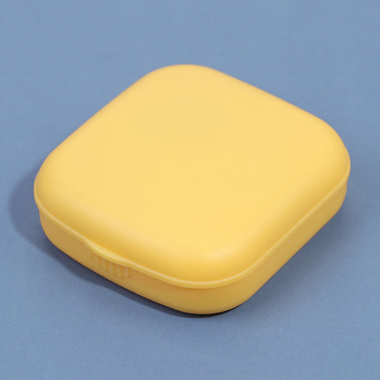 Yellow Contact Lens Case & Kit