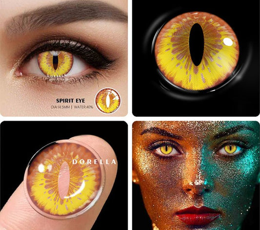 Yellow Spirit Contact Lenses